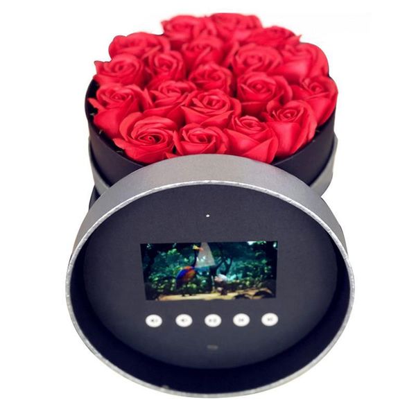 luxury custom anniversary round flower design greeting card packaging 7 inch screen video gift lcd box
luxury custom anniversary round flower design greeting card packaging 7 inch screen video gift lcd box