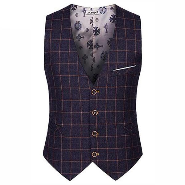 men's vests male cotton plaid slim dress casual sleeveless formal business jacket suit vest men waistcoat coat gilet homme yelek, Black;white
men's vests male cotton plaid slim dress casual sleeveless formal business jacket suit vest men waistcoat coat gilet homme yelek, Black;white