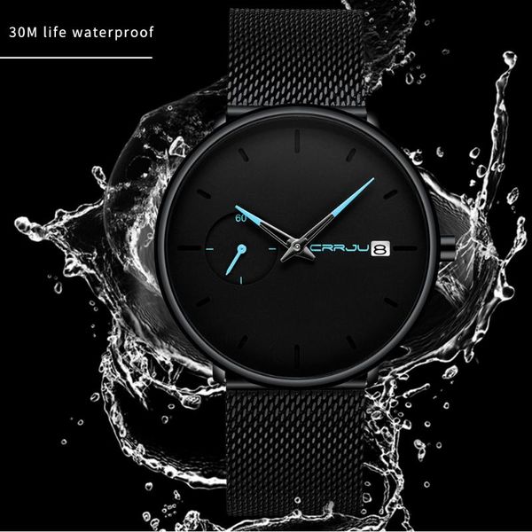 wristwatches charm black minimalist ultra thin watches for men crrju analog quartz wristwatch with stainless steel mesh strap male clock, Slivery;brown
wristwatches charm black minimalist ultra thin watches for men crrju analog quartz wristwatch with stainless steel mesh strap male clock, Slivery;brown