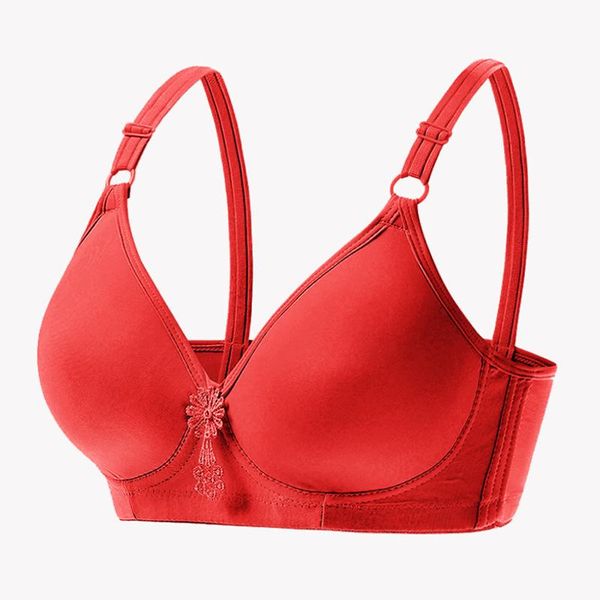 bras plus size 36-42 bra female large big women wireless brassiere bralette intimates lingerie, Red;black
bras plus size 36-42 bra female large big women wireless brassiere bralette intimates lingerie, Red;black