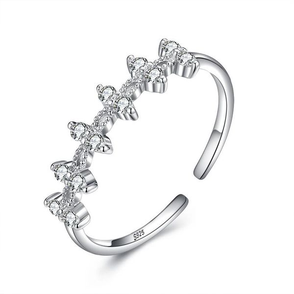 anziw classic 925 sterling silver opening half eternity ring wedding bridal engagement rings for women party lover rings jewelry, Golden;silver
anziw classic 925 sterling silver opening half eternity ring wedding bridal engagement rings for women party lover rings jewelry, Golden;silver