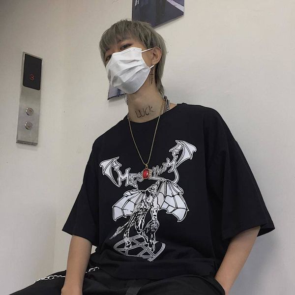 2021 new japonesa meia manga camisa preto vero solto harajuku tshirt streetwear moda masculina japo t camisas para menino ye6i, White;black
2021 new japonesa meia manga camisa preto vero solto harajuku tshirt streetwear moda masculina japo t camisas para menino ye6i, White;black