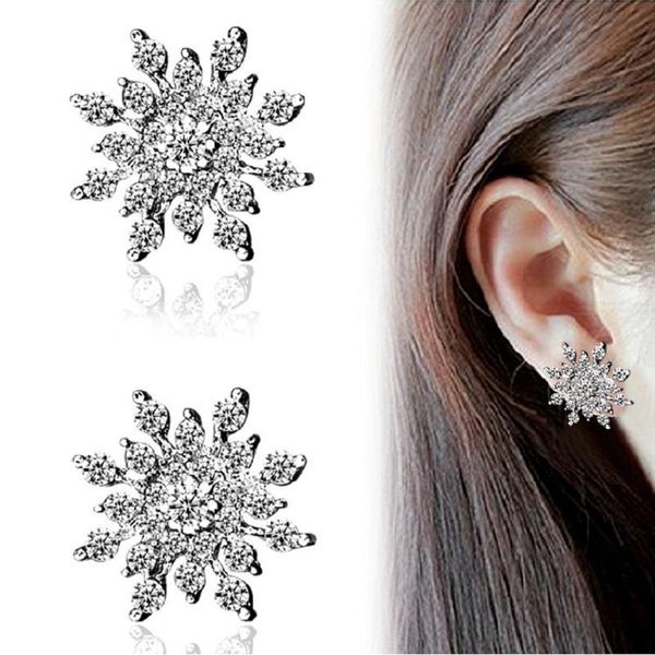 stud crystal snow flake earring splinter earrings for women party jewelry korean temperament, Golden;silver
stud crystal snow flake earring splinter earrings for women party jewelry korean temperament, Golden;silver