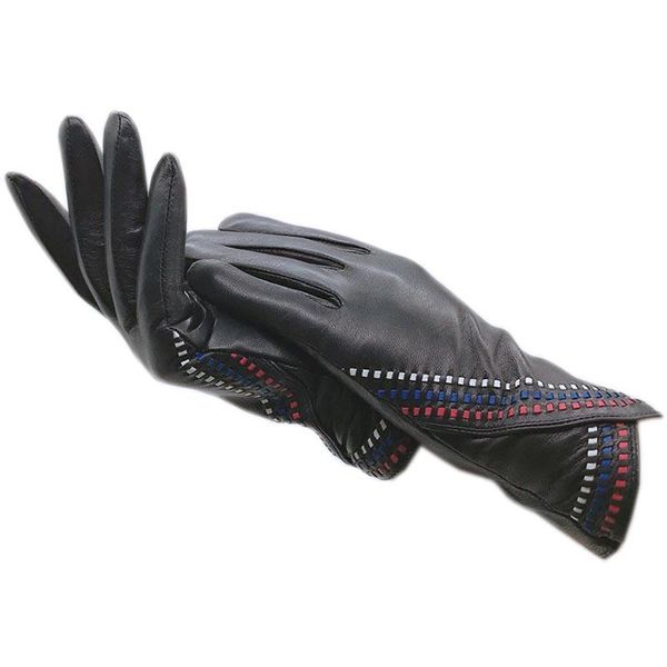 five fingers gloves winter ladies wrist fashion sheepskin black warm authentic genuine leather driving dress motorcycle wool lining 2021-, Blue;gray
five fingers gloves winter ladies wrist fashion sheepskin black warm authentic genuine leather driving dress motorcycle wool lining 2021-, Blue;gray