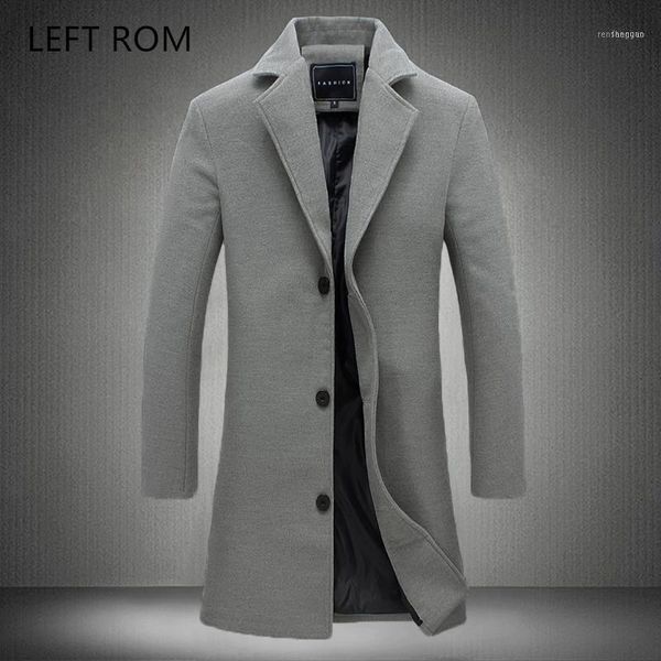 men's wool & blends left rom long color windbreaker 2021 high-end fashion woolen coat man business casual overcoat pure cotton sl, Black
men's wool & blends left rom long color windbreaker 2021 high-end fashion woolen coat man business casual overcoat pure cotton sl, Black