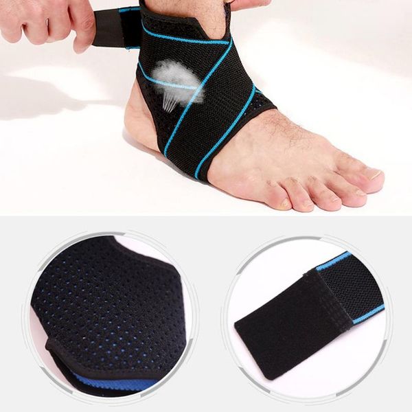 ankle support summer outdoor fitness sports guard breathable joint fixed anti-sprain, Blue;black 
ankle support summer outdoor fitness sports guard breathable joint fixed anti-sprain, Blue;black