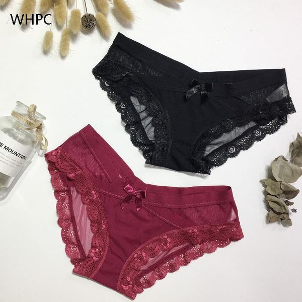 whpc women lace underwear panties female briefs low waist woman underwear lingerie underpants, Black;pink
whpc women lace underwear panties female briefs low waist woman underwear lingerie underpants, Black;pink