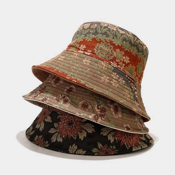 wide brim hats reversible bucket-hats floral print sunscreen men women fisherman cat cotton fashion double side anti-sun panama hat, Blue;gray
wide brim hats reversible bucket-hats floral print sunscreen men women fisherman cat cotton fashion double side anti-sun panama hat, Blue;gray