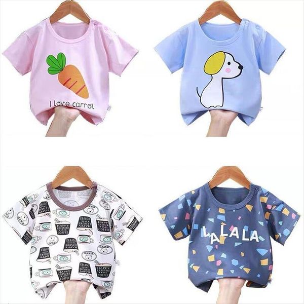 childrens summer short sleeve 100% cotton clothes for boys girls kids tee t shirt clothing 73 120cm, Blue
childrens summer short sleeve 100% cotton clothes for boys girls kids tee t shirt clothing 73 120cm, Blue