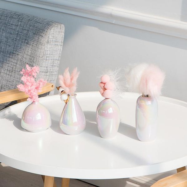 vases pink vase girl heart ceramic creative living room bedroom home ornament rainbow pearl flower with dried flowers
vases pink vase girl heart ceramic creative living room bedroom home ornament rainbow pearl flower with dried flowers