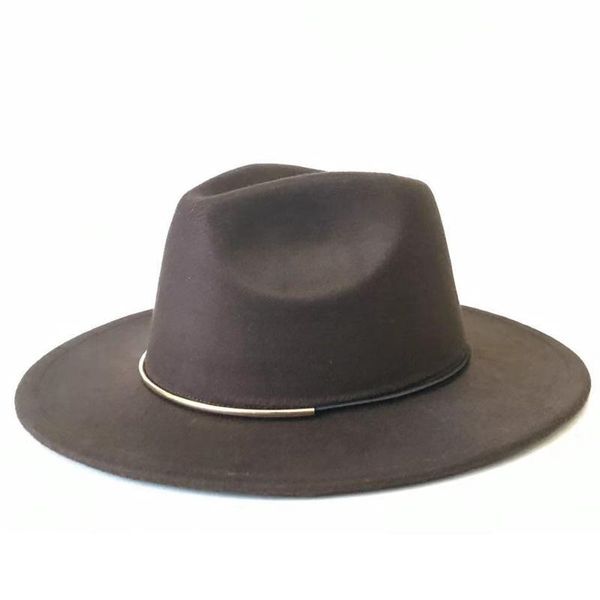 wide brim hats european american round cap bowler autumn imitation woolen women men ladies fedoras jazz hat, Blue;gray
wide brim hats european american round cap bowler autumn imitation woolen women men ladies fedoras jazz hat, Blue;gray