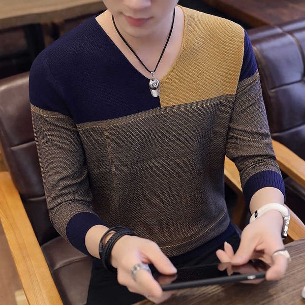 2021 sweater men autumn winter thick warm mens sweaters casual patchwork v-neck pullover men wool knitwear jersey hombre v191118, White;black
2021 sweater men autumn winter thick warm mens sweaters casual patchwork v-neck pullover men wool knitwear jersey hombre v191118, White;black