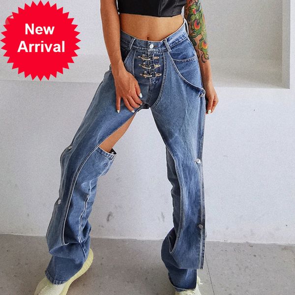 double stawberry summer new style retro hollow detachable fashion casual high waist wide leg denim pants women jeans, Blue
double stawberry summer new style retro hollow detachable fashion casual high waist wide leg denim pants women jeans, Blue