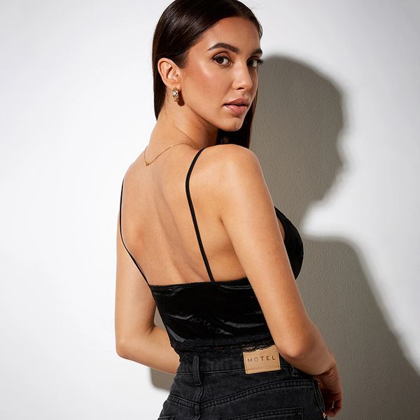 gothic lace black camis vintage spaghetti straps v neck camisole streetwear women summer backless cropped, White
gothic lace black camis vintage spaghetti straps v neck camisole streetwear women summer backless cropped, White