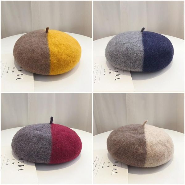beret hats for women female autumn and winter half spell color painter cap korean wild pumpkin bud cap half fight yellow, Blue;gray
beret hats for women female autumn and winter half spell color painter cap korean wild pumpkin bud cap half fight yellow, Blue;gray