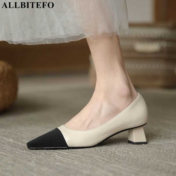 allbitefo full genuine leather thick heels office ladies shoes autumn/spring high heel shoes party women heels women heels shoes 210611, Black
allbitefo full genuine leather thick heels office ladies shoes autumn/spring high heel shoes party women heels women heels shoes 210611, Black