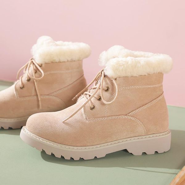 boots 2021 winter fashion all-match mid-tube leather warmth plus velvet thick size snow, Black
boots 2021 winter fashion all-match mid-tube leather warmth plus velvet thick size snow, Black