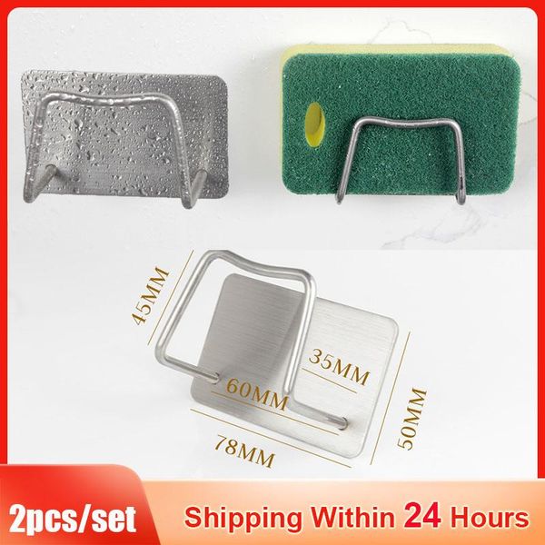 hooks & rails kitchen sponges holder self adhesive sink drain drying rack 304 stainless steel storage hook accesso
hooks & rails kitchen sponges holder self adhesive sink drain drying rack 304 stainless steel storage hook accesso