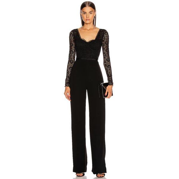 women's jumpsuits & rompers miss water 2021 summer women black bandage jumpsuit romper lace long sleeve celebrity evening runway club p, Black;white
women's jumpsuits & rompers miss water 2021 summer women black bandage jumpsuit romper lace long sleeve celebrity evening runway club p, Black;white