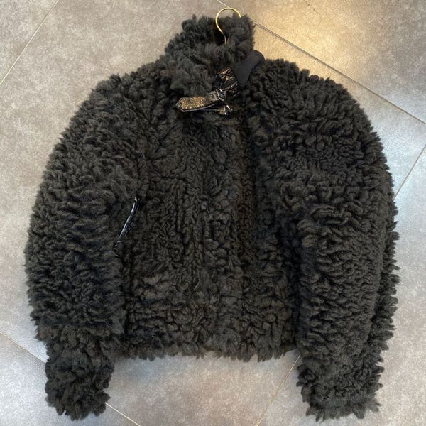 2021 Female Winter New Fashion Long-sleeve Wool Collar Streetwear Thicked Warm Thin Coat Gr3q, Black
2021 Female Winter New Fashion Long-sleeve Wool Collar Streetwear Thicked Warm Thin Coat Gr3q, Black