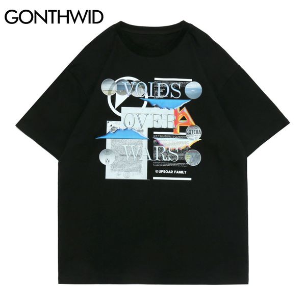 gonthwid tshirts hip hop streetwear men newspaper letter print short sleeve t-shirts cotton casual harajuku loose tees male c0315, White;black
gonthwid tshirts hip hop streetwear men newspaper letter print short sleeve t-shirts cotton casual harajuku loose tees male c0315, White;black