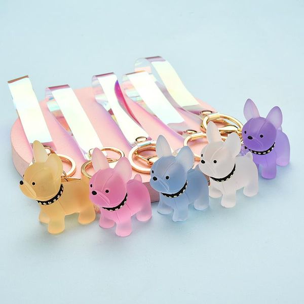 keychains cute handmade clear acrylic dog keychain leather braided strap bag pendant trinket rhinestone animal tassel key chain keyring, Silver
keychains cute handmade clear acrylic dog keychain leather braided strap bag pendant trinket rhinestone animal tassel key chain keyring, Silver
