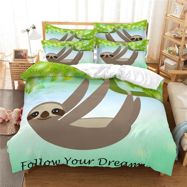 bedding sets anime animals set duvet cover bed cotton bedroom