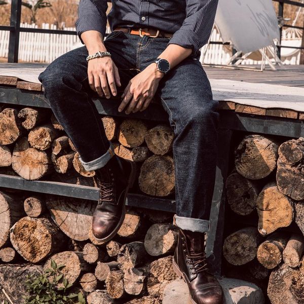 men's jeans 501ct-0002 red 14oz super quality genuine indigo selvage pants one washed sanforized thick denim jean, Blue
men's jeans 501ct-0002 red 14oz super quality genuine indigo selvage pants one washed sanforized thick denim jean, Blue