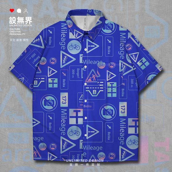 men's casual shirts dazzle laser color matching warning logo short-sleeved shirt cardigan fashion workout mens summer clothes, White;black
men's casual shirts dazzle laser color matching warning logo short-sleeved shirt cardigan fashion workout mens summer clothes, White;black