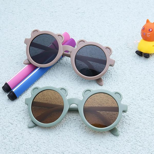 sunglasses 2021 round frame bear glasses candy color anti ultraviolet baby children's cartoon cute, Blue
sunglasses 2021 round frame bear glasses candy color anti ultraviolet baby children's cartoon cute, Blue