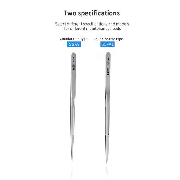 professional hand tool sets maant ss-a ss-a1 precision tweezers polish non magnetic stainless steel bga pcb ic micro soldering repair forcep
professional hand tool sets maant ss-a ss-a1 precision tweezers polish non magnetic stainless steel bga pcb ic micro soldering repair forcep