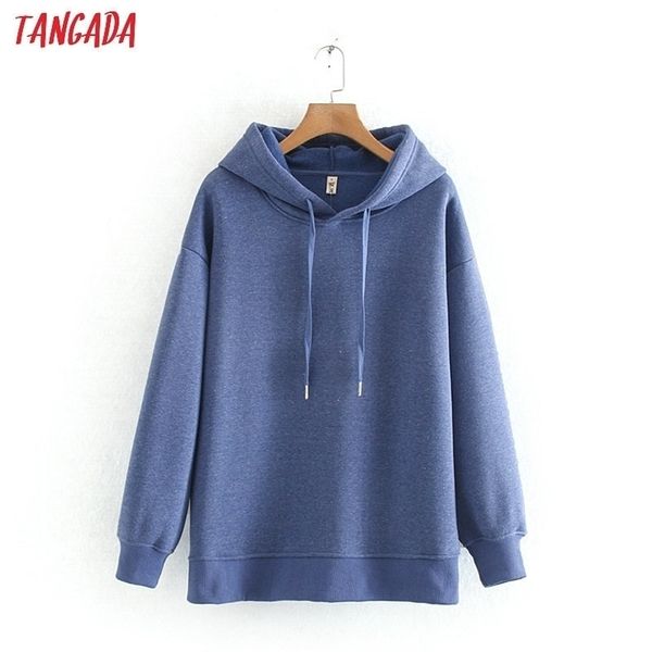 tangada women blue fleece hoodie sweatshirts winter japanese fashion oversize ladies pullovers warm hooded 6l02 201126, Black
tangada women blue fleece hoodie sweatshirts winter japanese fashion oversize ladies pullovers warm hooded 6l02 201126, Black