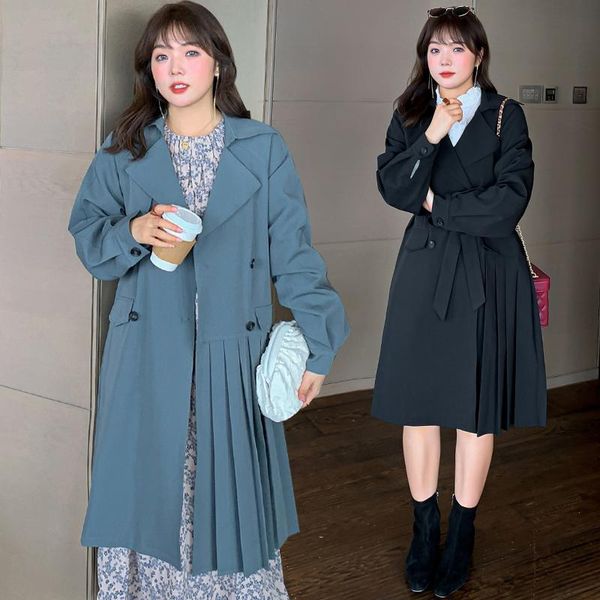 women's trench coats windbreaker large size korean british styel mid length spring loose a334, Tan;black
women's trench coats windbreaker large size korean british styel mid length spring loose a334, Tan;black