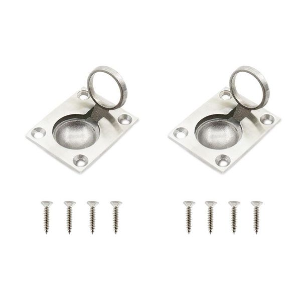 handles & pulls 2 pcs flush ring pull, 304 stainless steel hatch pull lift boat hatches handle with mount screws 50x40x3mm
handles & pulls 2 pcs flush ring pull, 304 stainless steel hatch pull lift boat hatches handle with mount screws 50x40x3mm