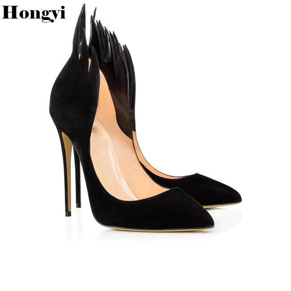 dress shoes women pumps flame design rome high heels fashion party pointed toe thin stiletto, Black
dress shoes women pumps flame design rome high heels fashion party pointed toe thin stiletto, Black
