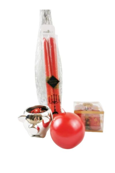 red candle set
red candle set
