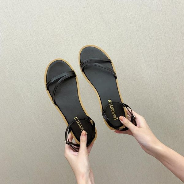 sandals women rome 2021 summer fashion retro casual outdoor beach buckle ankle starp open toe flat female shoes sandalias, Black
sandals women rome 2021 summer fashion retro casual outdoor beach buckle ankle starp open toe flat female shoes sandalias, Black