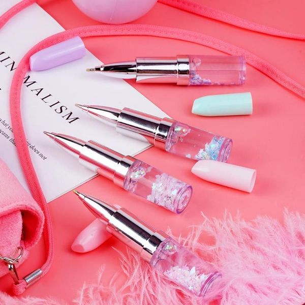 gel pens 1pcs kawaii lipstick quicksand pen creative oil ink office black school stationery supplies colorful style shin o7o0
gel pens 1pcs kawaii lipstick quicksand pen creative oil ink office black school stationery supplies colorful style shin o7o0