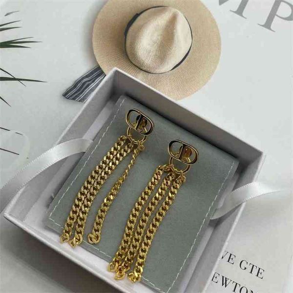 70% off outlet online texture letter chain earrings tassel classic long earrings for women, Golden
70% off outlet online texture letter chain earrings tassel classic long earrings for women, Golden
