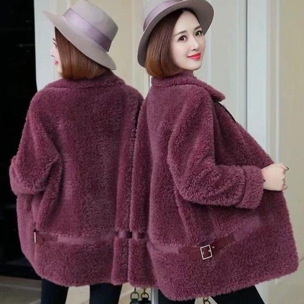 women's fur & faux 2021 women winter real shearling coat female genuine lamb jacket lady liner outwear double-faced overcoat z100, Black
women's fur & faux 2021 women winter real shearling coat female genuine lamb jacket lady liner outwear double-faced overcoat z100, Black
