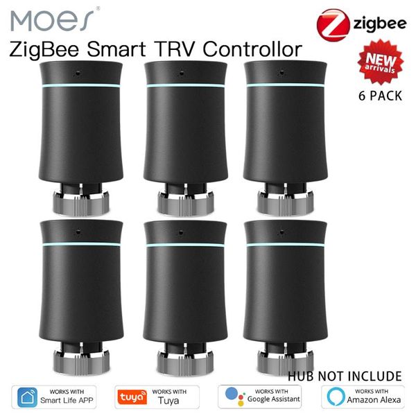 smart home control moeshouse zigbee3.0 trv tuya radiator actuator valve programmable thermostat temperature heater alexa voice
smart home control moeshouse zigbee3.0 trv tuya radiator actuator valve programmable thermostat temperature heater alexa voice