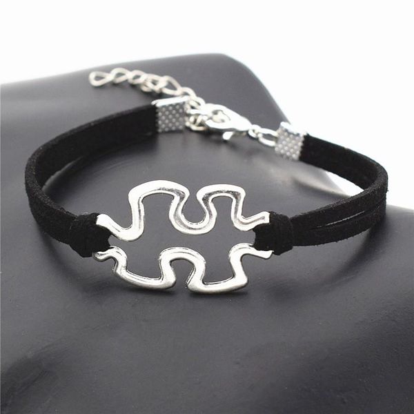 tennis fashion 10pcs puzzle piece charm bracelets autism awareness leather bracelet bangle chain friends jewelry accessories, Golden;silver
tennis fashion 10pcs puzzle piece charm bracelets autism awareness leather bracelet bangle chain friends jewelry accessories, Golden;silver
