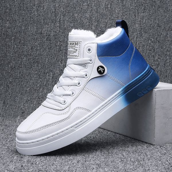 2021 winter new men's shoes korean fashion trend casual board low thick bottom plush warm cotton, Black
2021 winter new men's shoes korean fashion trend casual board low thick bottom plush warm cotton, Black