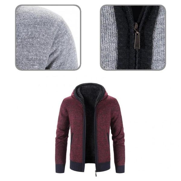 men's sweaters antiing anti pilling hooded warm male cardigan sweater outerwear, White;black
men's sweaters antiing anti pilling hooded warm male cardigan sweater outerwear, White;black