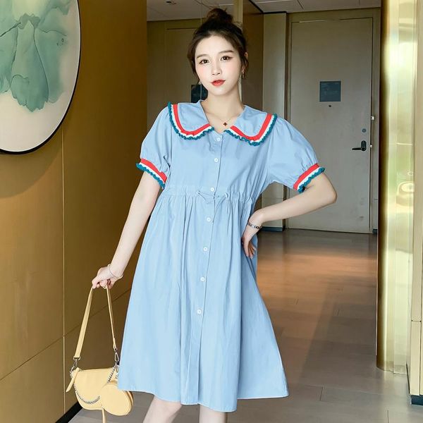 maternity dresses 25845# dress summer cotton short sleeves loose midi plus size pregnancy pregnant women mom, White
maternity dresses 25845# dress summer cotton short sleeves loose midi plus size pregnancy pregnant women mom, White