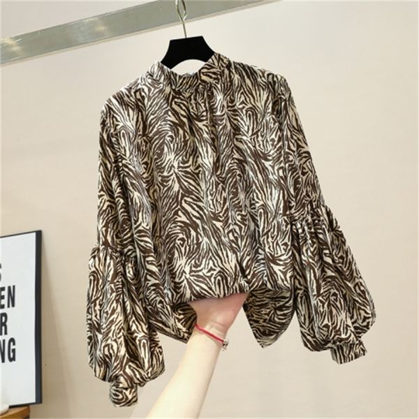 2021 female spring superior long-sleeve shirt of the new retro-loose woman flashlight zebra neck print chiffon blouse 8l5a, Black
2021 female spring superior long-sleeve shirt of the new retro-loose woman flashlight zebra neck print chiffon blouse 8l5a, Black