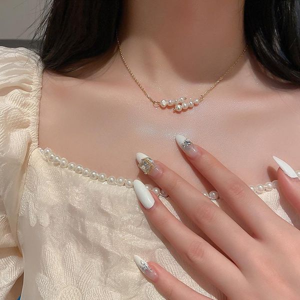 chokers 2021 gold color chain choker necklace women korean style pearl simple fashion jewelry collar, Golden;silver
chokers 2021 gold color chain choker necklace women korean style pearl simple fashion jewelry collar, Golden;silver