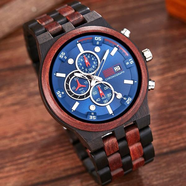 wristwatches luxury wood watch men 6 pin quartz chronograph date multi-function dial clock full wooden wrist watches male big reloj de mader, Slivery;brown
wristwatches luxury wood watch men 6 pin quartz chronograph date multi-function dial clock full wooden wrist watches male big reloj de mader, Slivery;brown