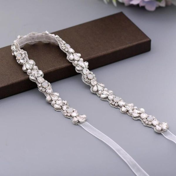wedding sashes s472 silver crystal belts with pearls rhinestones ribbons bridal belt sash for evening dresses waistband, White
wedding sashes s472 silver crystal belts with pearls rhinestones ribbons bridal belt sash for evening dresses waistband, White
