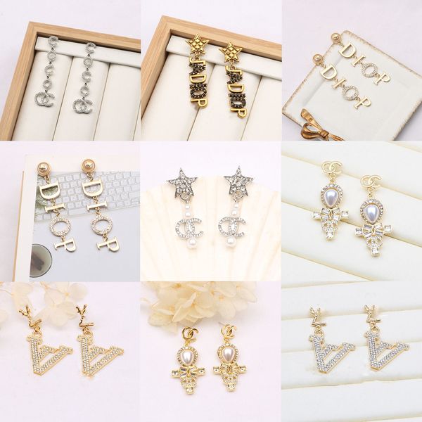 20color jewelry 18k gold plated luxury brand designers letters print stud hoop geometric exaggerate women tassel crystal rhinestone pearl ea, Red;brown
20color jewelry 18k gold plated luxury brand designers letters print stud hoop geometric exaggerate women tassel crystal rhinestone pearl ea, Red;brown